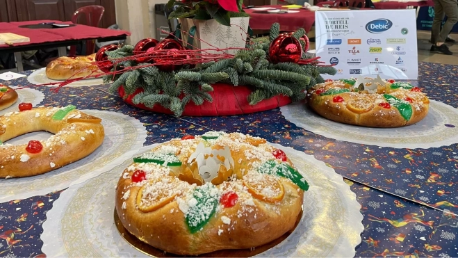 Roscones de Reyes en el IV Concurso Mejor Roscón de Reyes de Cataluña 2023 / Foto cedida Roscones de Reyes en el IV Concurso Mejor Roscón de Reyes de Cataluña 2023 / Foto cedida