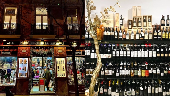 Mantequerías Bravo y Los Rosales Wine Shop / Foto: Instagram