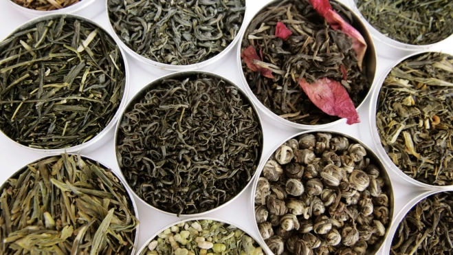 Distintas variedades de té verde / Foto: Canva