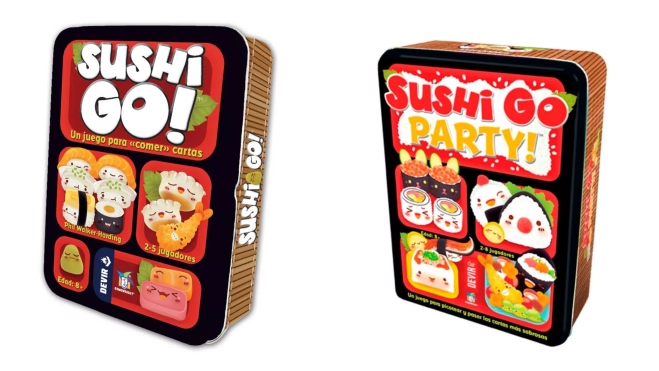 Juego de cartas Sushi Go y Sushi Go Party / Foto: Devir