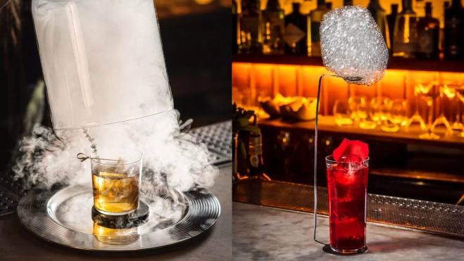 Cócteles del menú 'The Evolution' de la coctelería Paradiso / Foto cedida Cócteles del menú 'The Evolution' de la coctelería Paradiso / Foto cedida