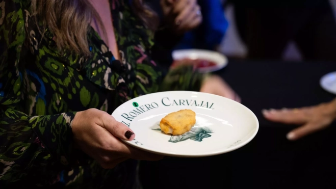 La croqueta de jamón ibérico de Quinqué, ganadora en Madrid Fusión / Foto: MF