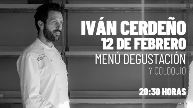 El chef Iván Cerdeño en CocinaMe / Foto cedida