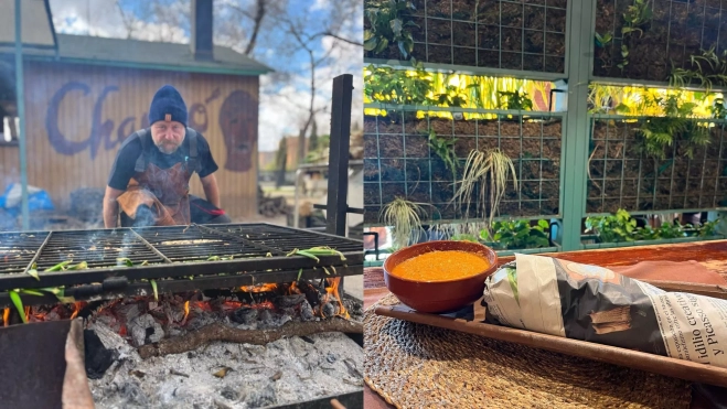 Calçotada en el restaurante Changó de Leganés / Foto: Facebook