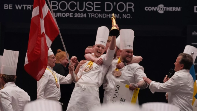 Los ganadores del Bocuse d'Or Europe 2024 / Foto cedida