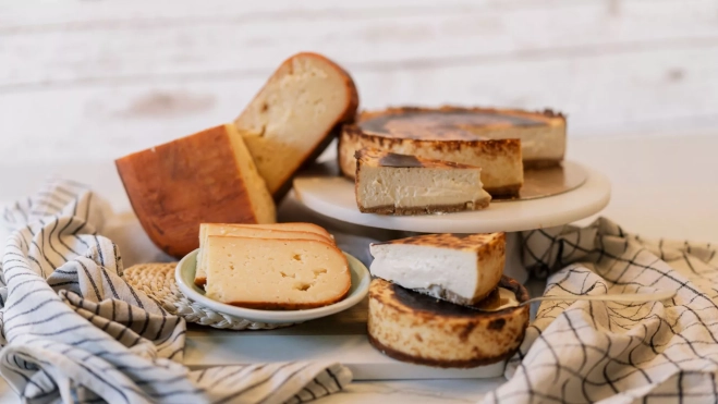 Tarta de queso mahón de Jon Cake / Foto cedida