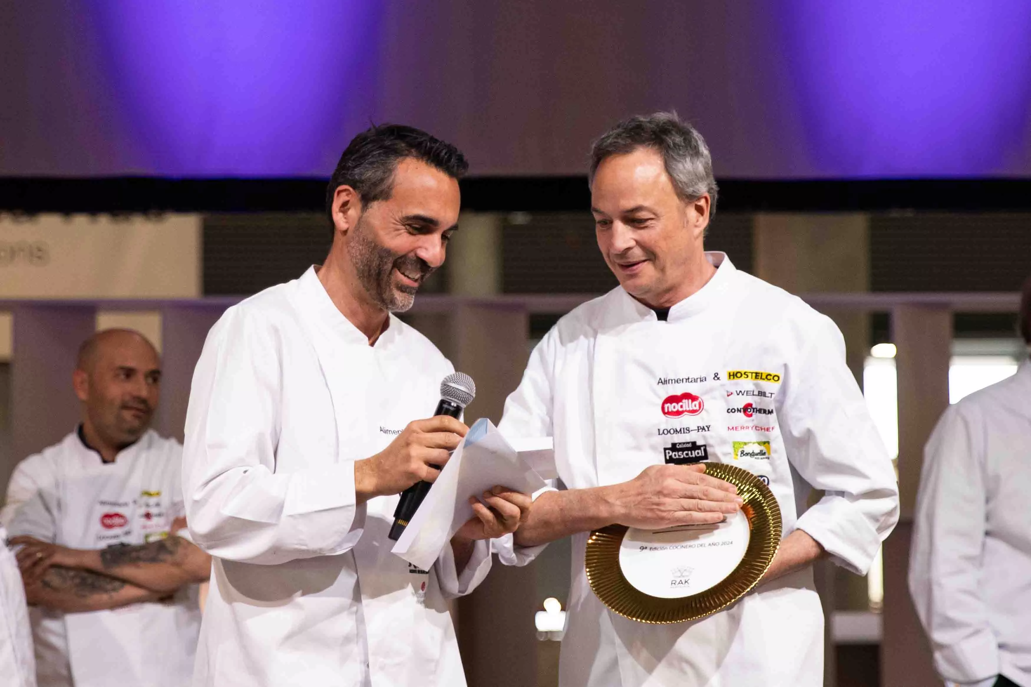 Entrega de premios en el concurso Cocinero del Año en Alimentaria 2024 / GALA ESPÍN