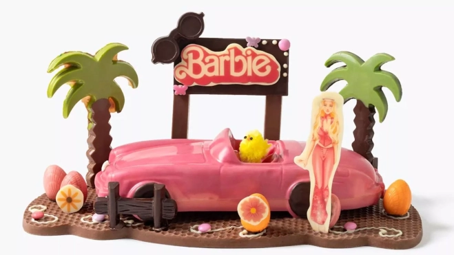 La mona Barbie de la Bomboneria Pons / Foto cedida