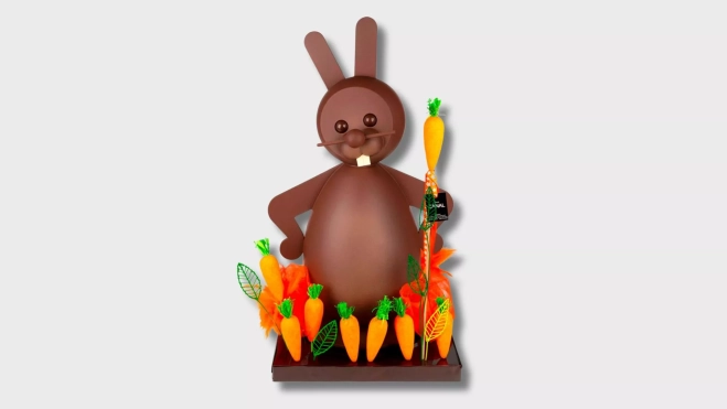 El conejo XXl de chocolate de Mervier Canal / Foto cedida