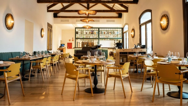 Sala del restaurante Moscatel en Madrid / Foto cedida
