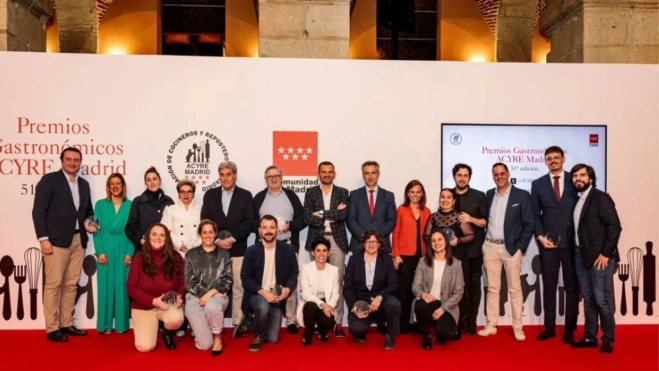 Los galardonados en los premios ACYRE Madrid 2024 / Foto cedida