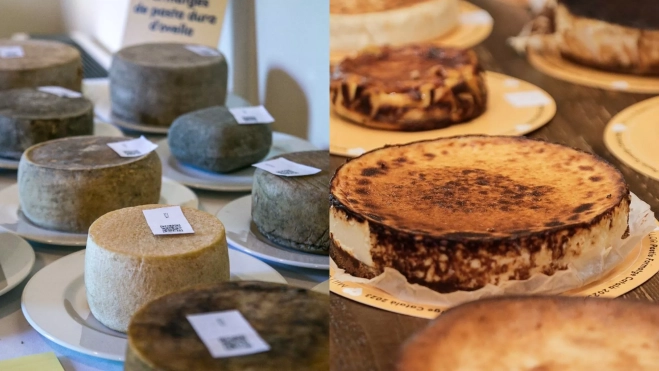 Concurso de quesos y de tartas de queso en la feria Lactium / Foto: instagram
