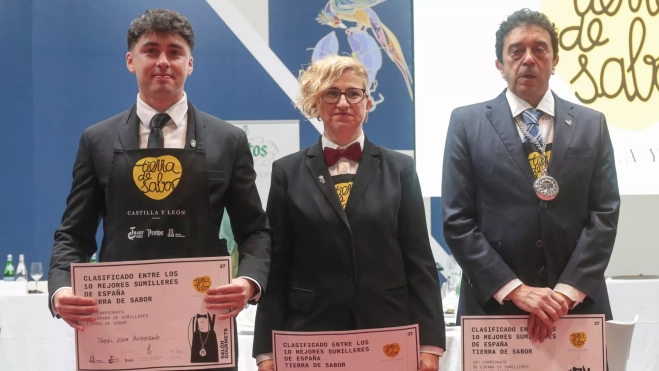 Los ganadores de la 29ª edición del Campeonato de España de Sumilleres / Foto cedida