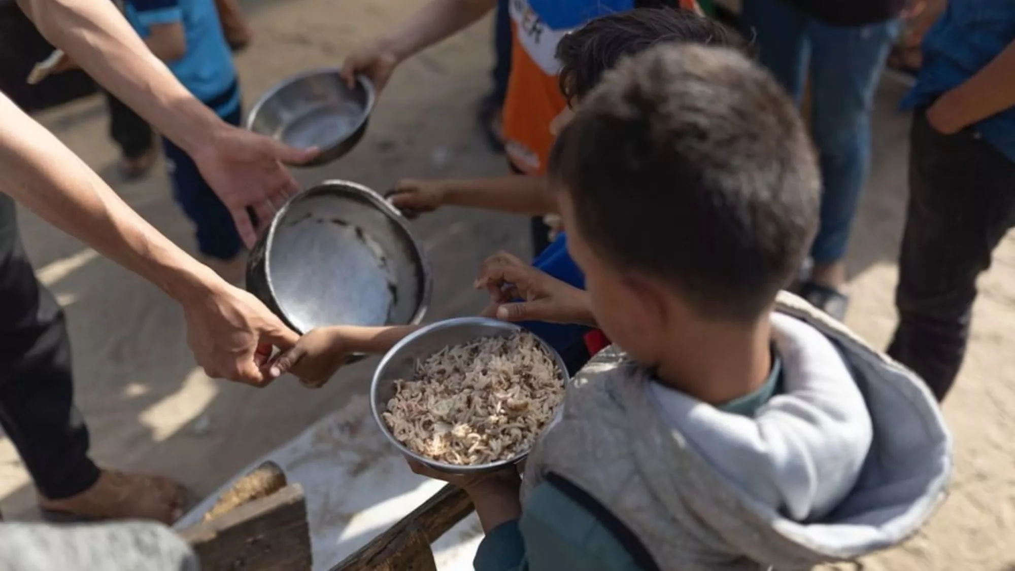 WCK distribuye alimentos a los palestinos desplazados en Gaza / Foto: Instagram WCK