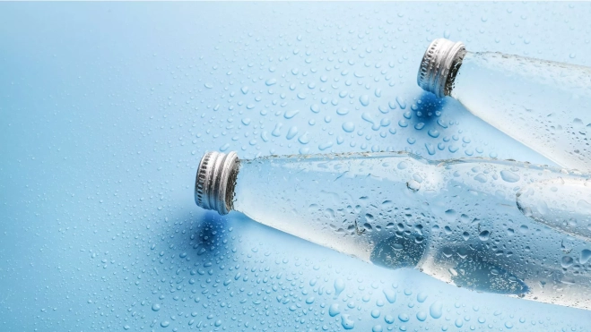 Botellas de agua de cristal / Foto: Canva Botellas de agua de cristal / Foto: Canva