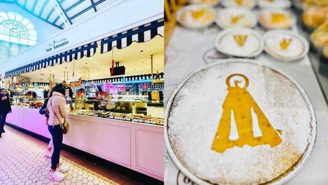 Horno Pastelería San Antonio en el Mercado de Valencia y sus 'geperudetes' / Foto: Instagram