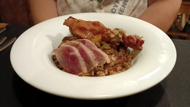 Arroz de montaña del restaurante El Tiró / Foto: Òscar Gómez