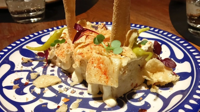 La ensaladilla del restaurante Cava Taberna en Puigcerdà / Foto: Òscar Gómez