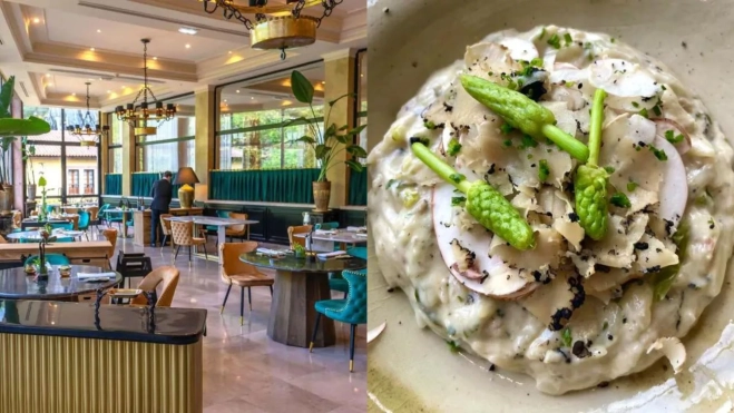 Restaurante Cova Santa en Covadonga (Asturias) / Foto: Michelin