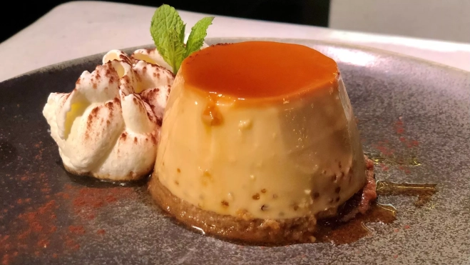 Flan de avellana en el restaurante Windsor / Foto: Windsor Flan de avellana en el restaurante Windsor / Foto: Windsor