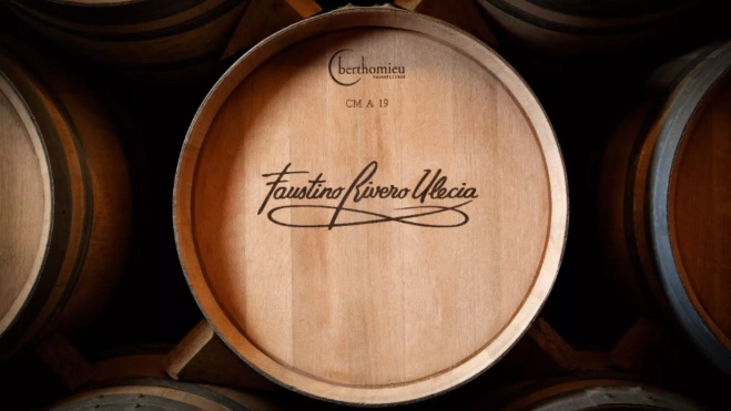 Barricas de las Bodegas Faustino Rivero en La Rioja / Foto cedida Barricas de las Bodegas Faustino Rivero en La Rioja / Foto cedida