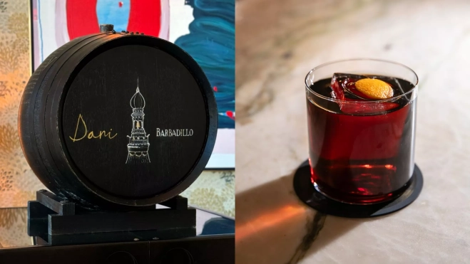 El negroni envejecido en barrica de Dani Brasserie / Foto cedida El negroni envejecido en barrica de Dani Brasserie / Foto cedida
