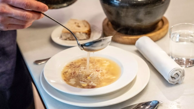 El cocido de los jueves del restaurante Molino de Pez / Cedida El cocido de los jueves del restaurante Molino de Pez / Cedida