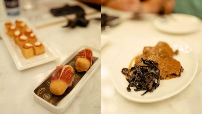 Las bravas, las croquetas y la carrillera de Reserva Ibérica-The Kitchen / Cedida Las bravas, las croquetas y la carrillera de Reserva Ibérica-The Kitchen / Cedida