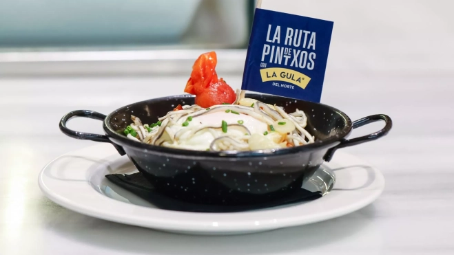 Huevos con La Gula del Norte en la Ruta de Pintxos de Barcelona / Cedida Huevos con La Gula del Norte en la Ruta de Pintxos de Barcelona / Cedida