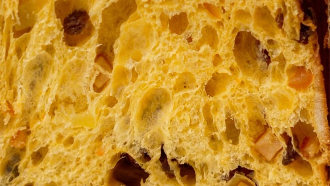 Interior del 'panettone' de la pastelería Mervier Canal / Txaber Allué Interior del 'panettone' de la pastelería Mervier Canal / Txaber Allué