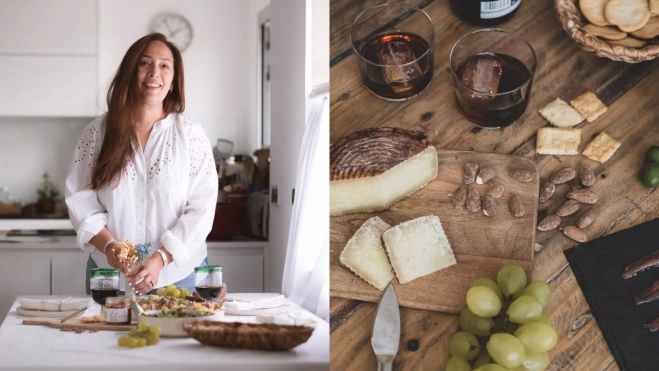 Alicia Gervás y algunos productos de SENSIA Experiencia / Cedida Alicia Gervás y algunos productos de SENSIA Experiencia / Cedida