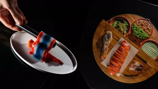 Platos del restaurante Potong en Bangkok (Tailandia) / Cedida