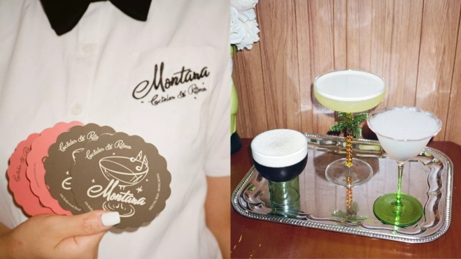 Posavasos y cócteles, un adelanto de lo que será Montana / Cedida