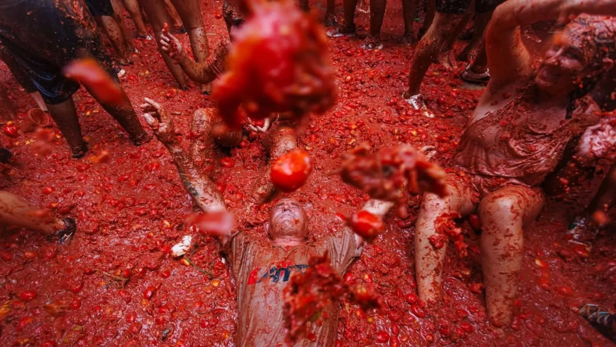 Celebración de La Tomatina en Buñol / Pablo García Sacristán / Instagram La Tomatina