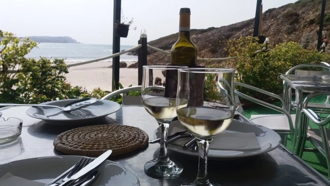 Vista desde la mesa del restaurante O Saburil en Muxía / TripAdvisor