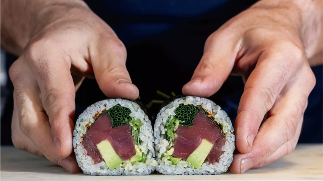 Una de las elaboraciones de Hideki Matsuhisa para el libro 'Itadakimasu' / Planeta Gastro