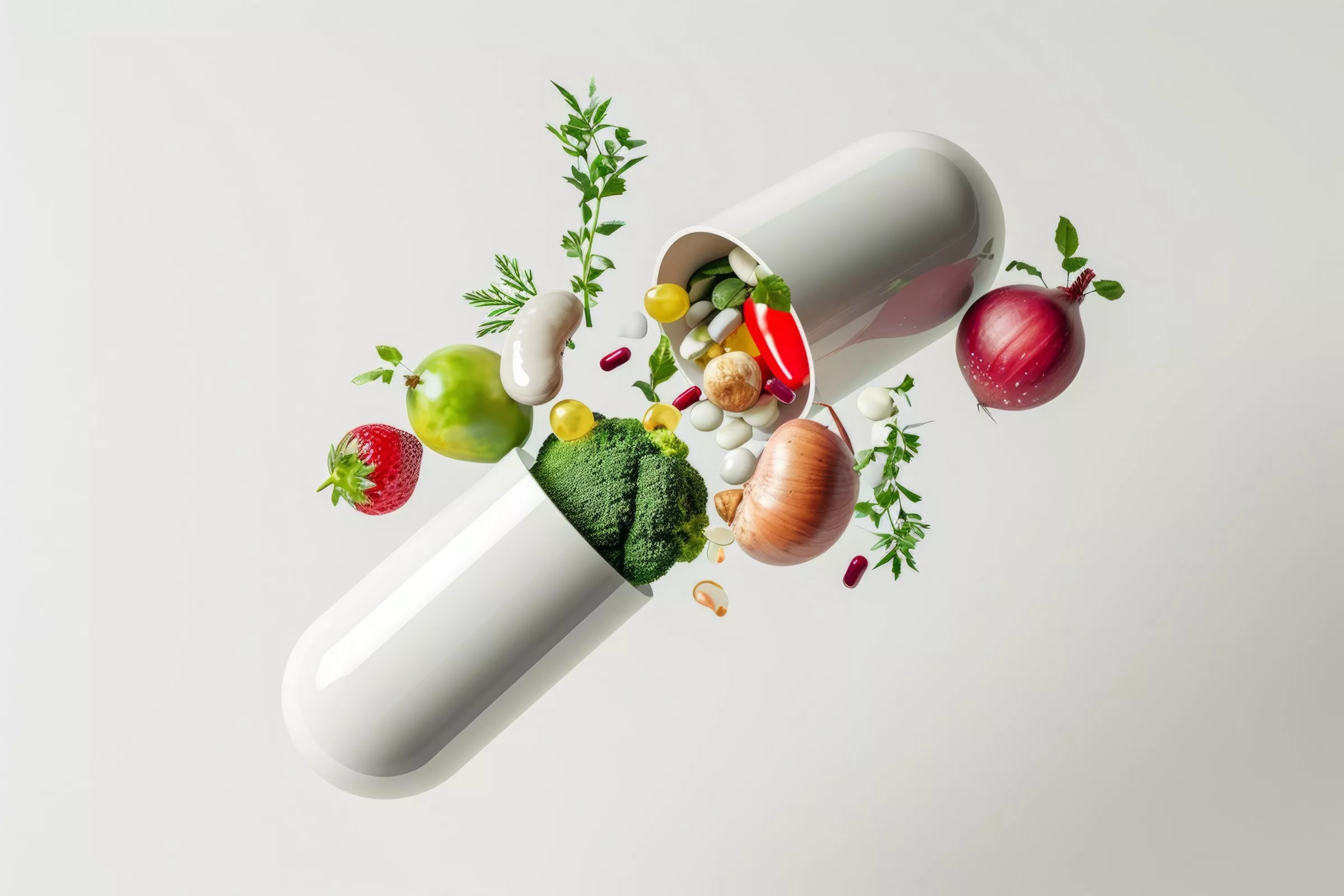 Suplementos alimenticios, imagen creada con IA / FREEPIK
