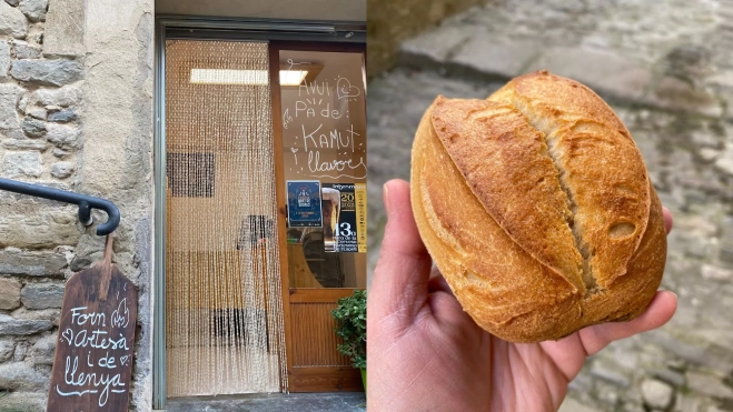 El Pa del David en Copons y su 'llonguet' / Mònica de la Asunción El Pa del David en Copons y su 'llonguet' / Mònica de la Asunción