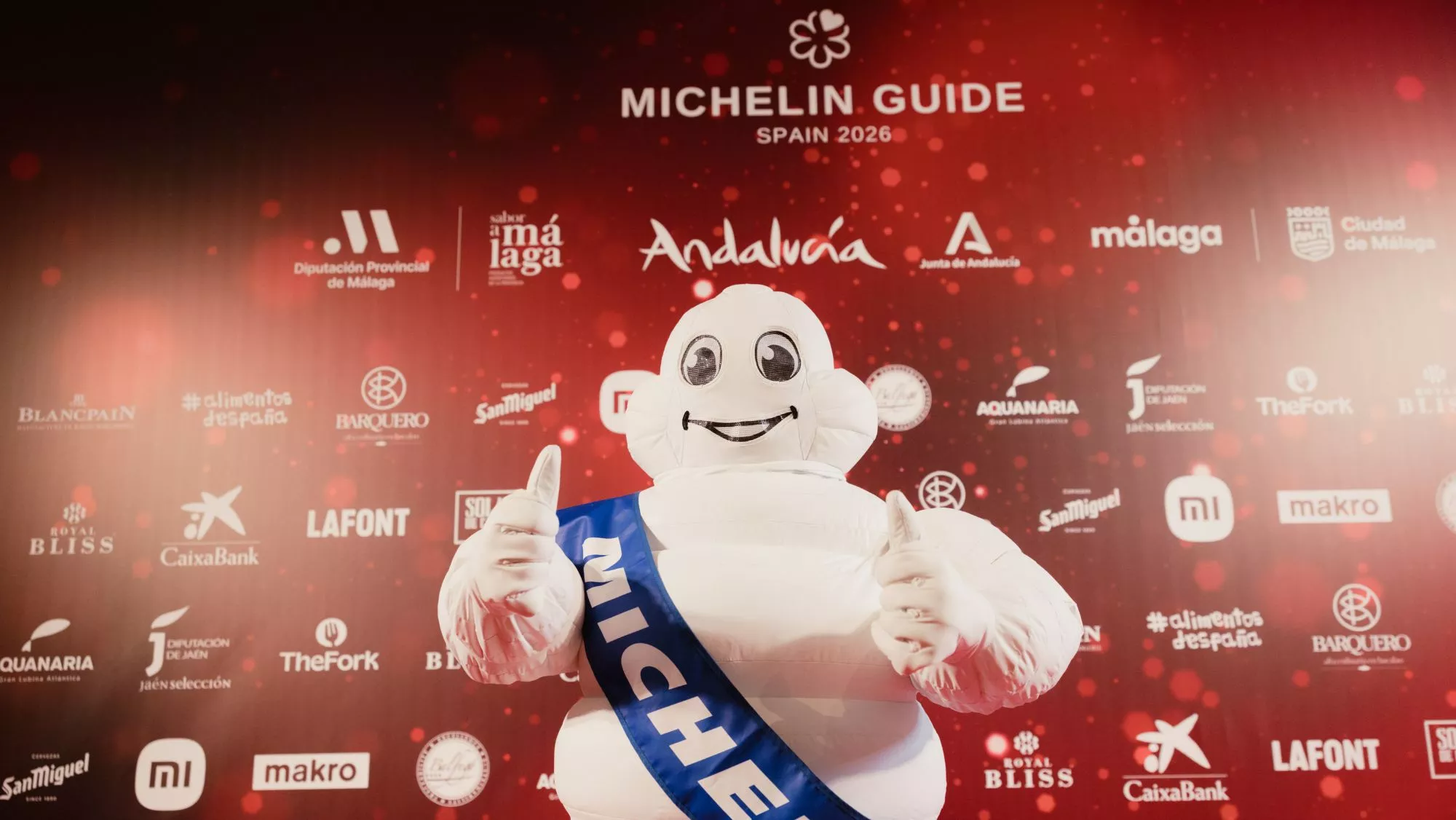 Bibendum en la presentación de la Gala Michelin España 2026 en Málaga / Cedida