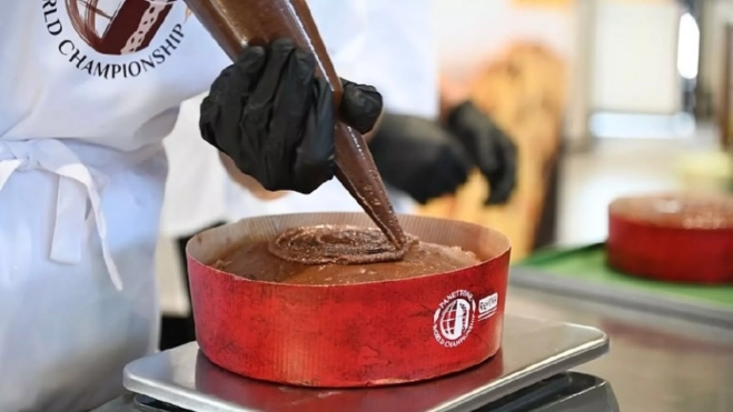 Elaboración de 'panettone' durante el Panettone World Championship 2025 / Instagram Elaboración de 'panettone' durante el Panettone World Championship 2025 / Instagram