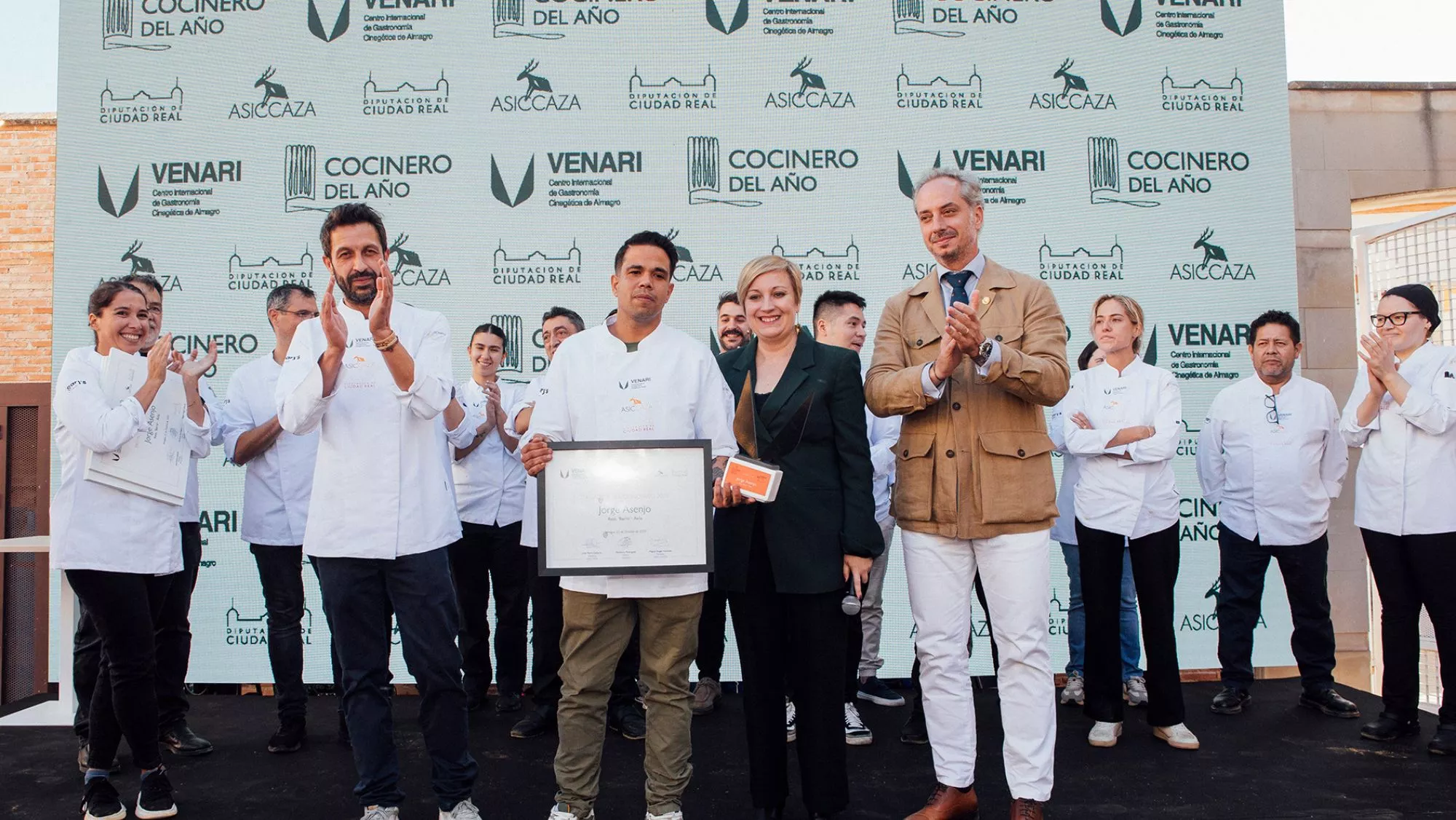 El cocinero Jorge Asenjo (Barro, Ávila) recibe el premio a Mejor Cocinero de Caza de España 2025 / Cedida