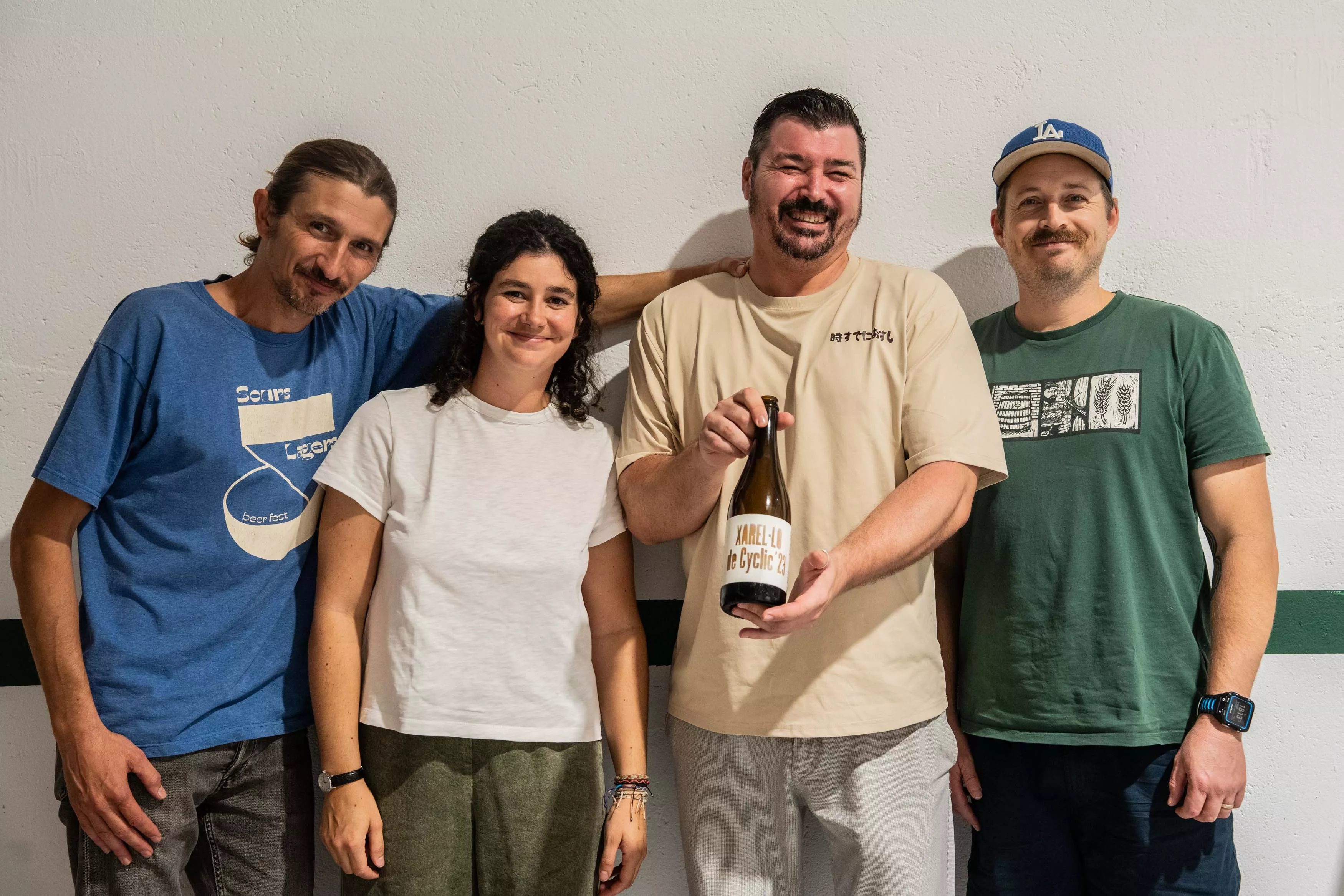 Alberto, Covadonga, Òscar y Joshua en Cyclic, en el episodio 4x02 de 'Vino y Mantel' / GALA ESPÍN