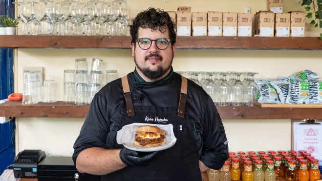 Adrià Subirana, chef ejecutivo de Kasa Hanaka / ÒSCAR GIL COY 