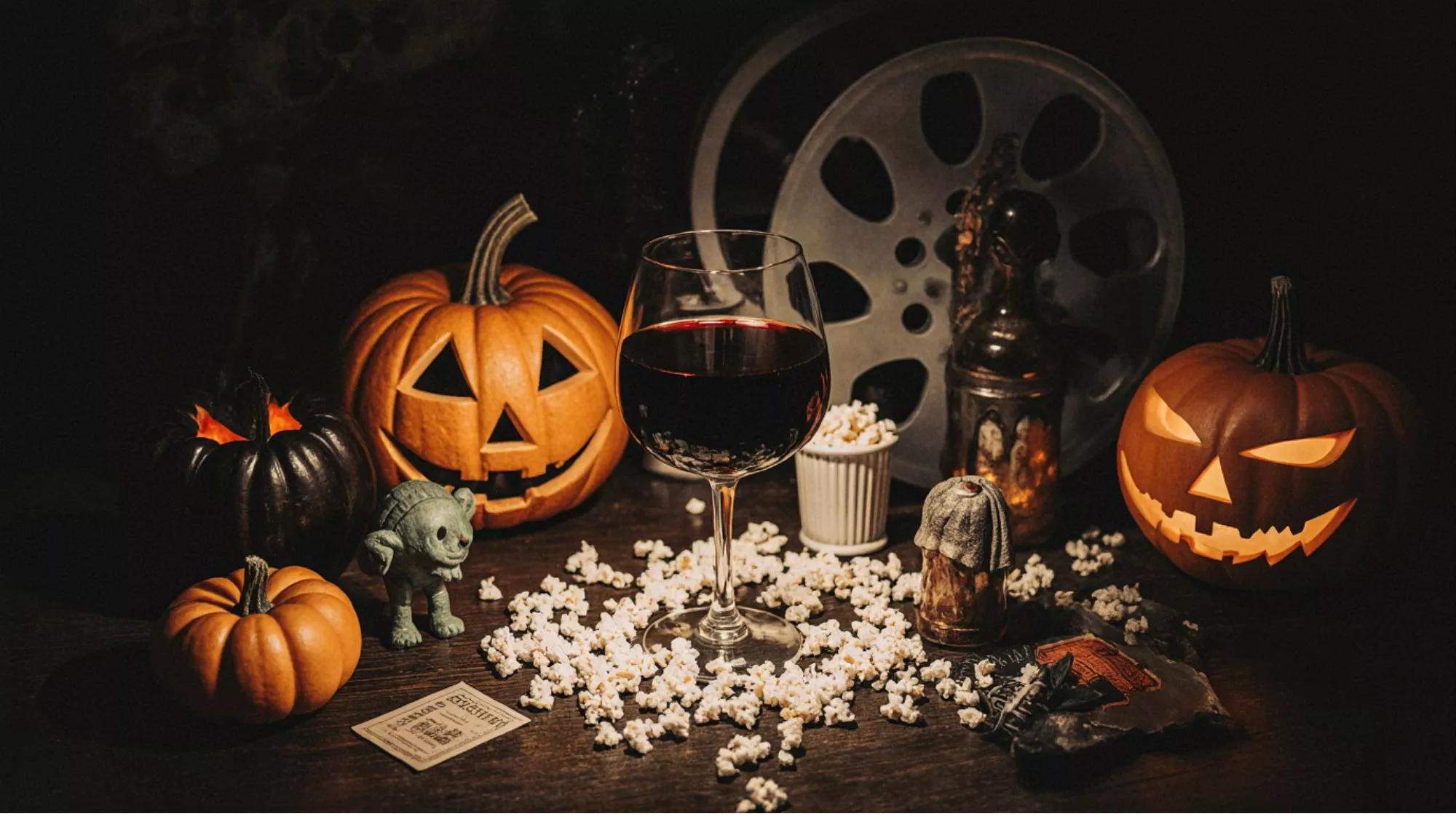 Calabaza, películas y vino para un Halloween de miedo / Krea Calabaza, películas y vino para un Halloween de miedo / Krea