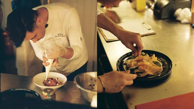 del chef Andrea De Benedictis del chef Andrea De Benedictis