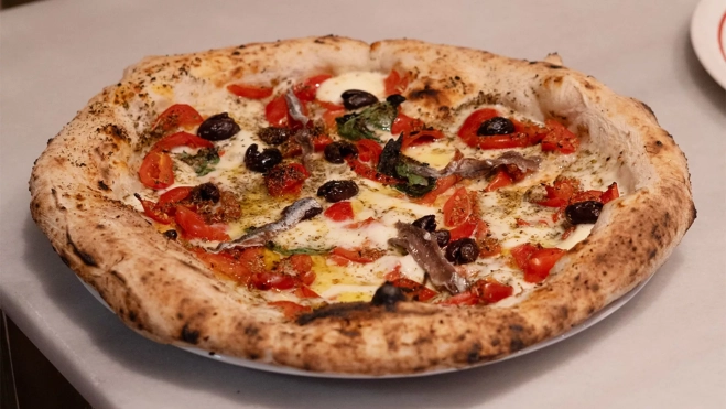 Una de las pizzas de Eric Ayala (Il Figlio di Emiliano, Sabadell) / Txaber Allué Una de las pizzas de Eric Ayala (Il Figlio di Emiliano, Sabadell) / Txaber Allué