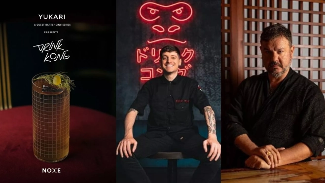 Los bartenders de Drink Kong visitan NOXE en el hotel W Barcelona / Cedida Los bartenders de Drink Kong visitan NOXE en el hotel W Barcelona / Cedida