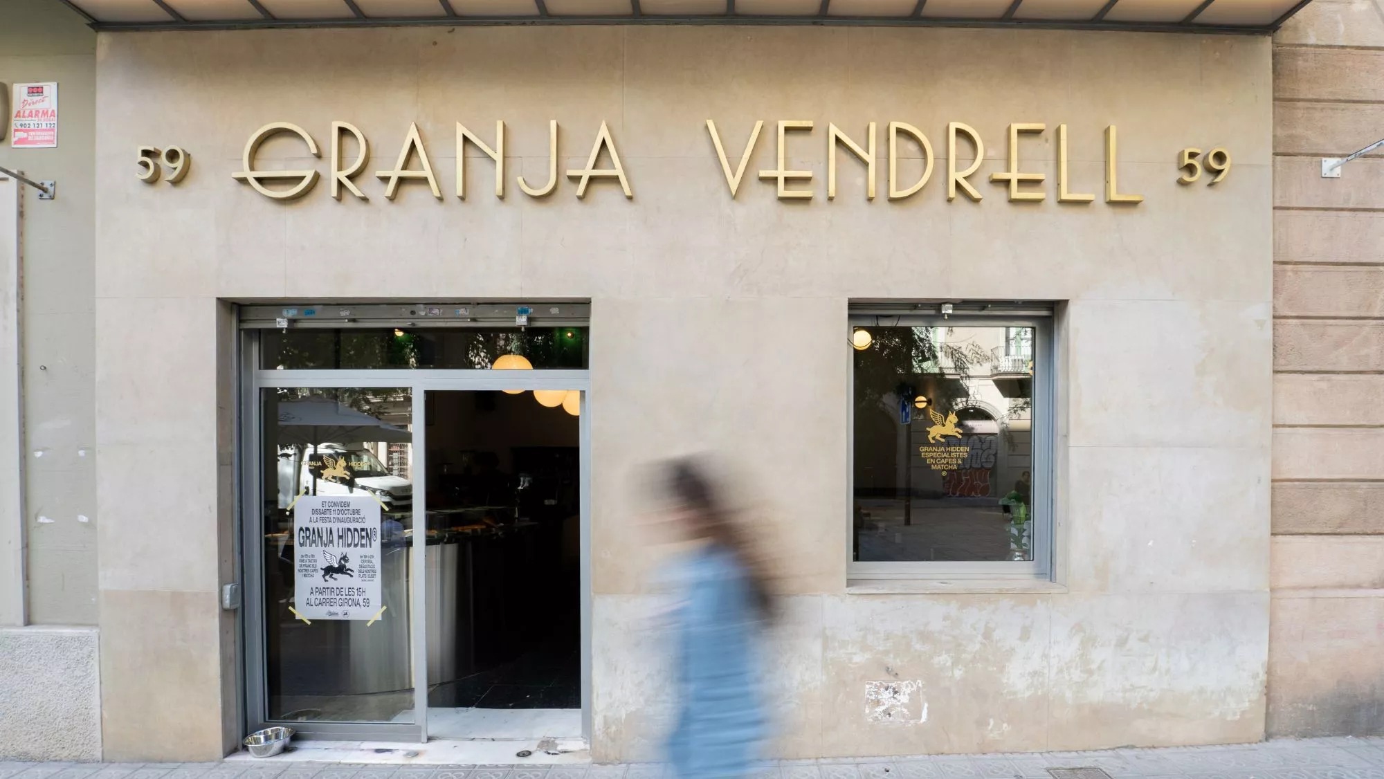 La fachada de la histórica Granja Vendrell en Barcelona / Cedida