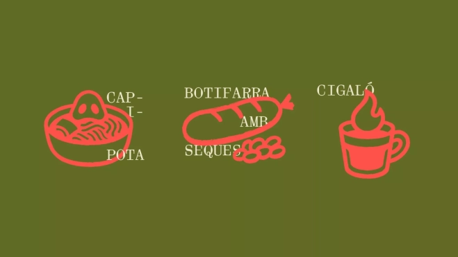 Algunos recursos gráficos para promicionar la Forquilla Solidària / Cedida