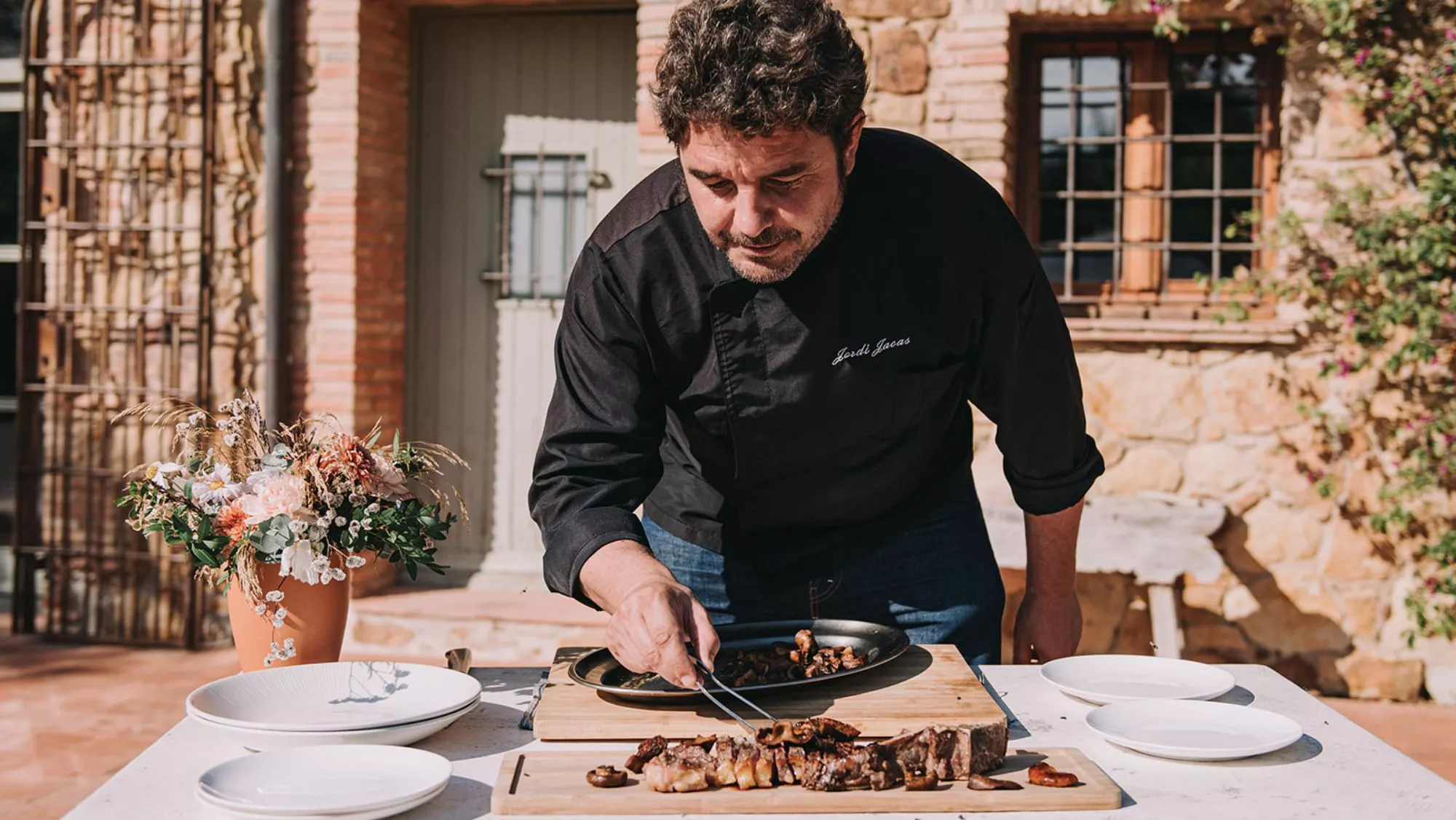 El cocinero Jordi jacas, responsable de El Molí de l'Escala y Molí Càtering / Cedida